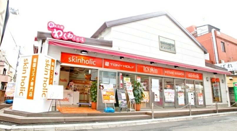 新大久保コリアンタウンマップ 韓国コスメショップ skin holic（スキンホリック）
